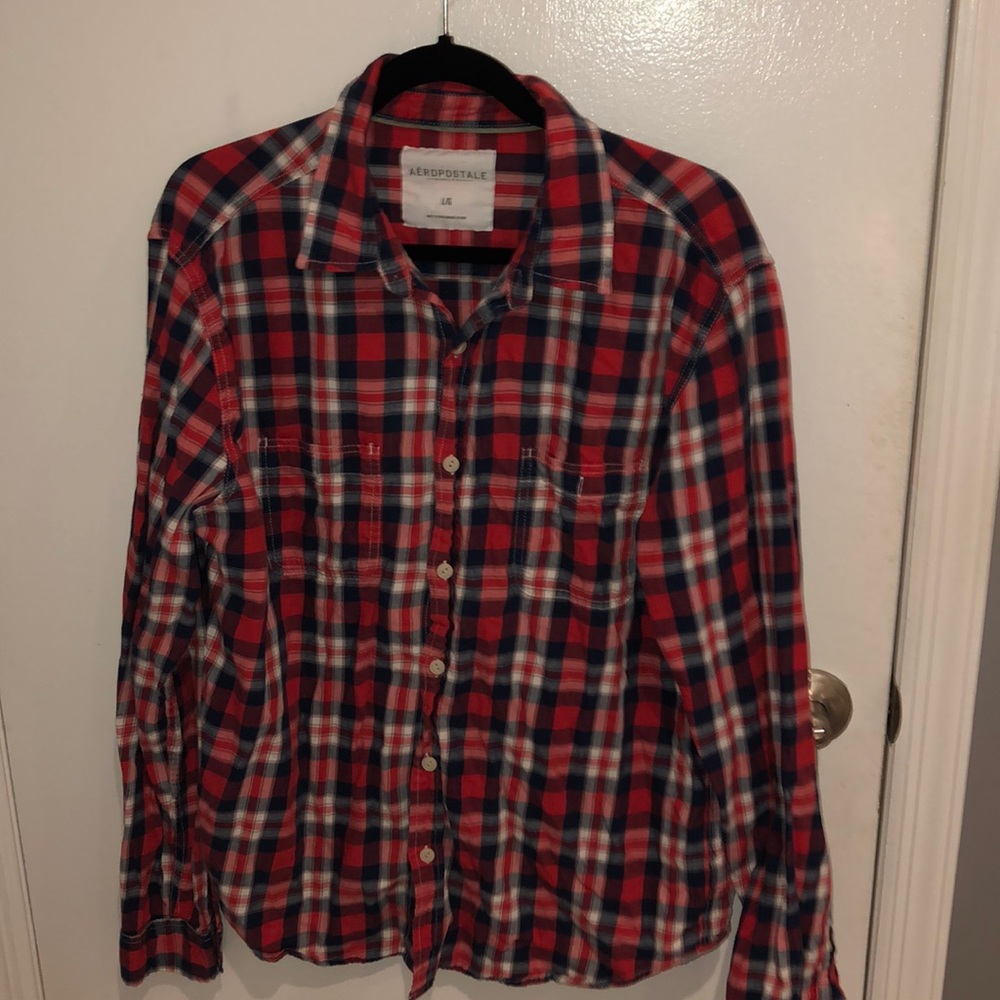 Red/blue/white flannel